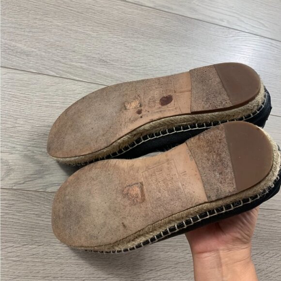 Opening Ceremony Black Leather Espadrilles - Picture 9 of 10